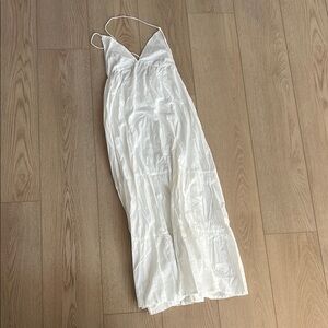 Pampelone white maxi dress medium NWT